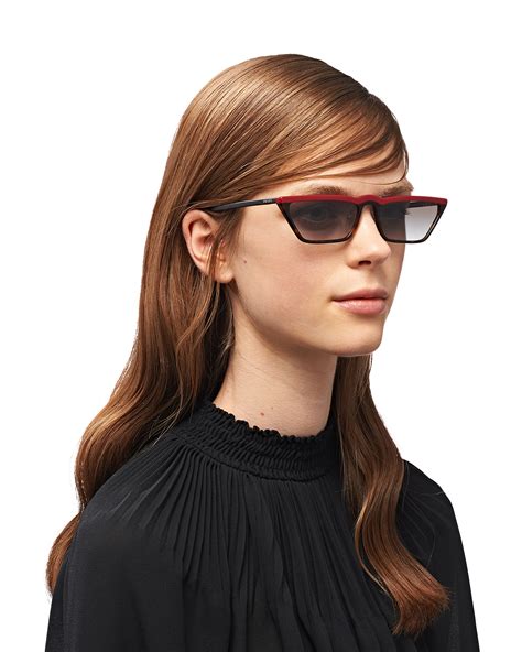 prada rounched ultravox sunglasses|Women's Designer Sunglasses & Eyewear .